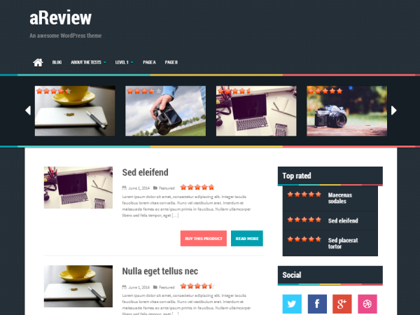aReview Theme