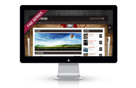Tiberion Game WordPress Review Theme