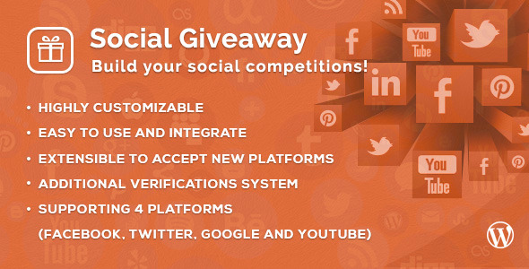 Social Giveaway WordPress Plugin