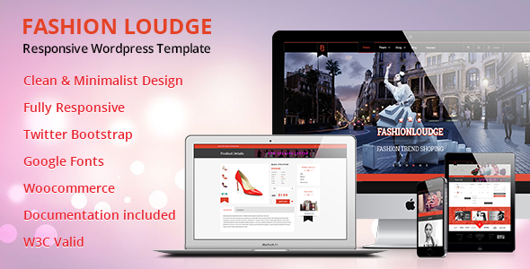 fashion loudge WordPress theme