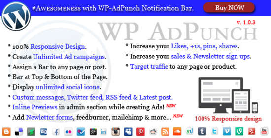 Wpadpunch Awesome Notification Bars