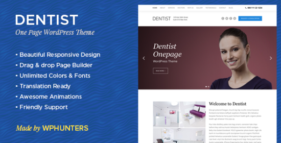 Dentist WP Theme