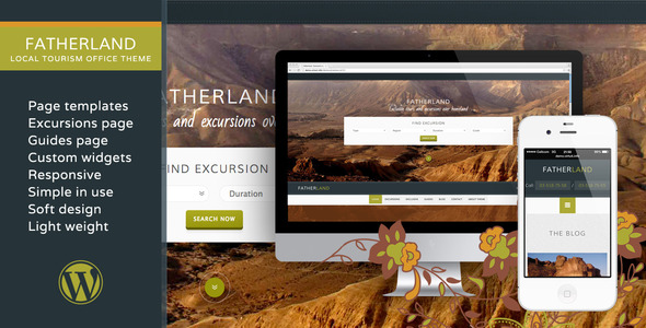 Fatherland Local Tourism Travel Agency Excursions Theme