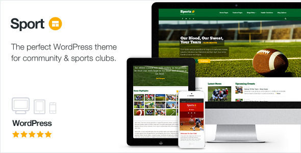 Sport WordPress Club Theme