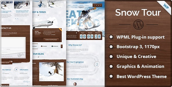 Snow Journey WordPress Theme