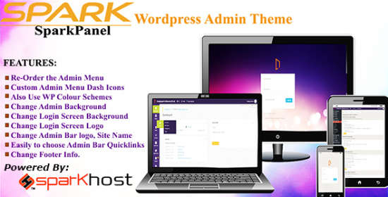 Sparkpanel WordPress Admin Theme