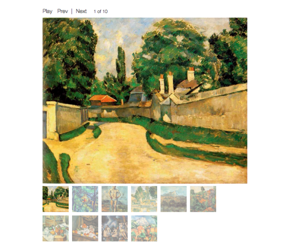 Portfolio Slideshow