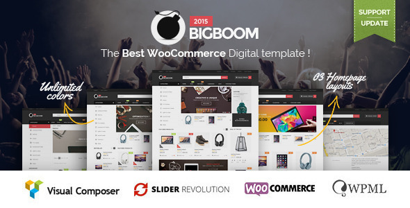 Bigboom Responsive eCommerce WordPress Theme