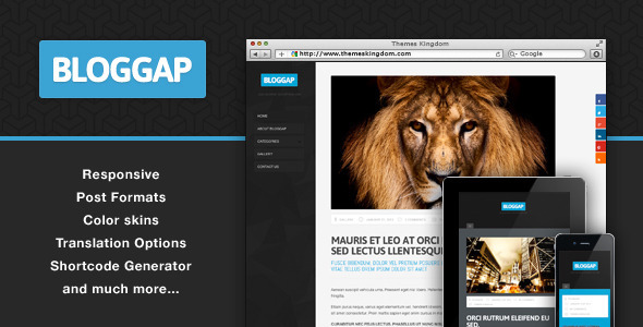 Bloggap Responsive Blog WordPress Theme