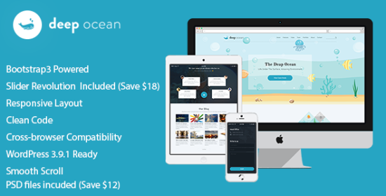DeepOcean WordPress Theme
