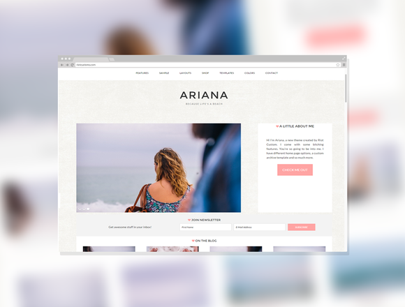 Ariana Genesis Child Theme