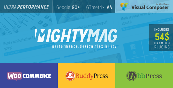Mightymag Magazine Shop Community WP Theme