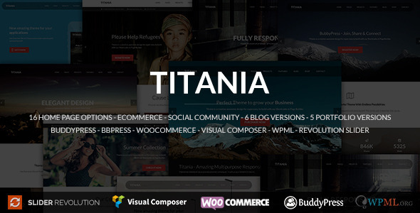 Titania Multipurpose WordPress Theme