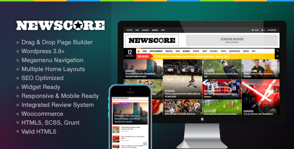 Newscore A Blog Magazine And News Theme For WP