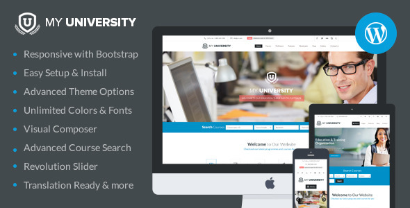 My University Educationcollege WordPress Theme