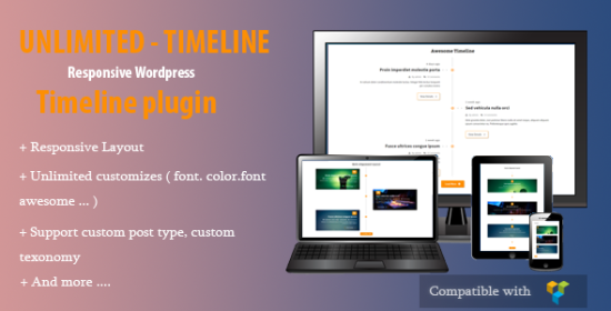 Infinite Timeline Sensitive WordPress Plugin