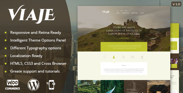 Viaje Responsive WordPress Theme