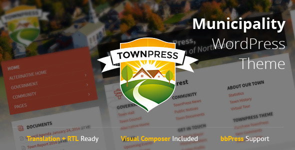Townpress Municipality WordPress Theme