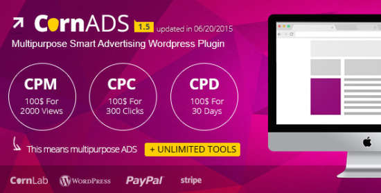 Cornads 1.5.2 Multipurpose Smart Advertising WordPress Plugin