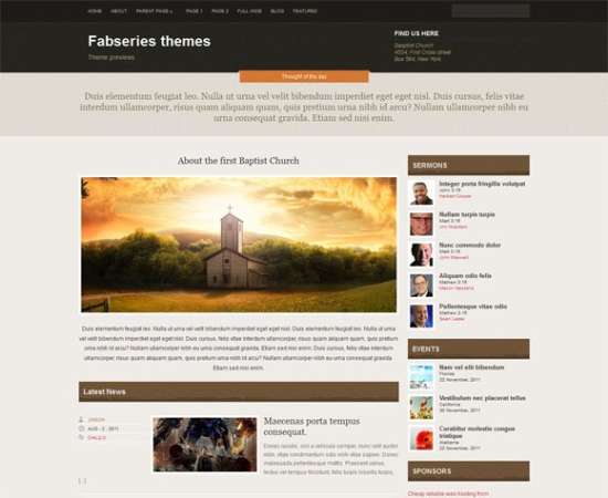 Faith WordPress Theme