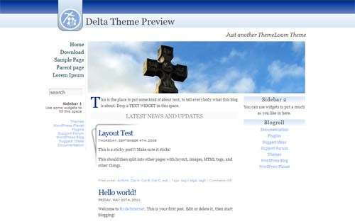 Delta WordPress Theme