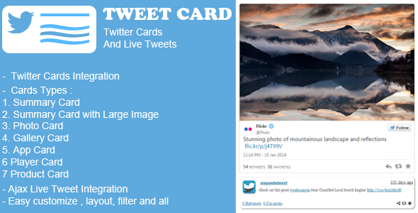 Way Tweet Card WordPress Plugin