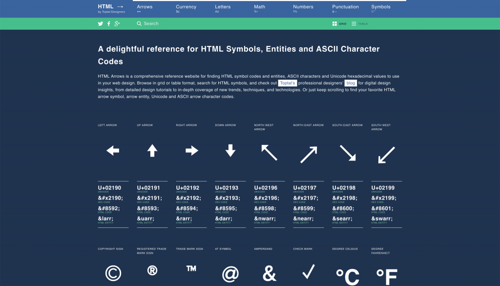 Preview of HTML Arrows